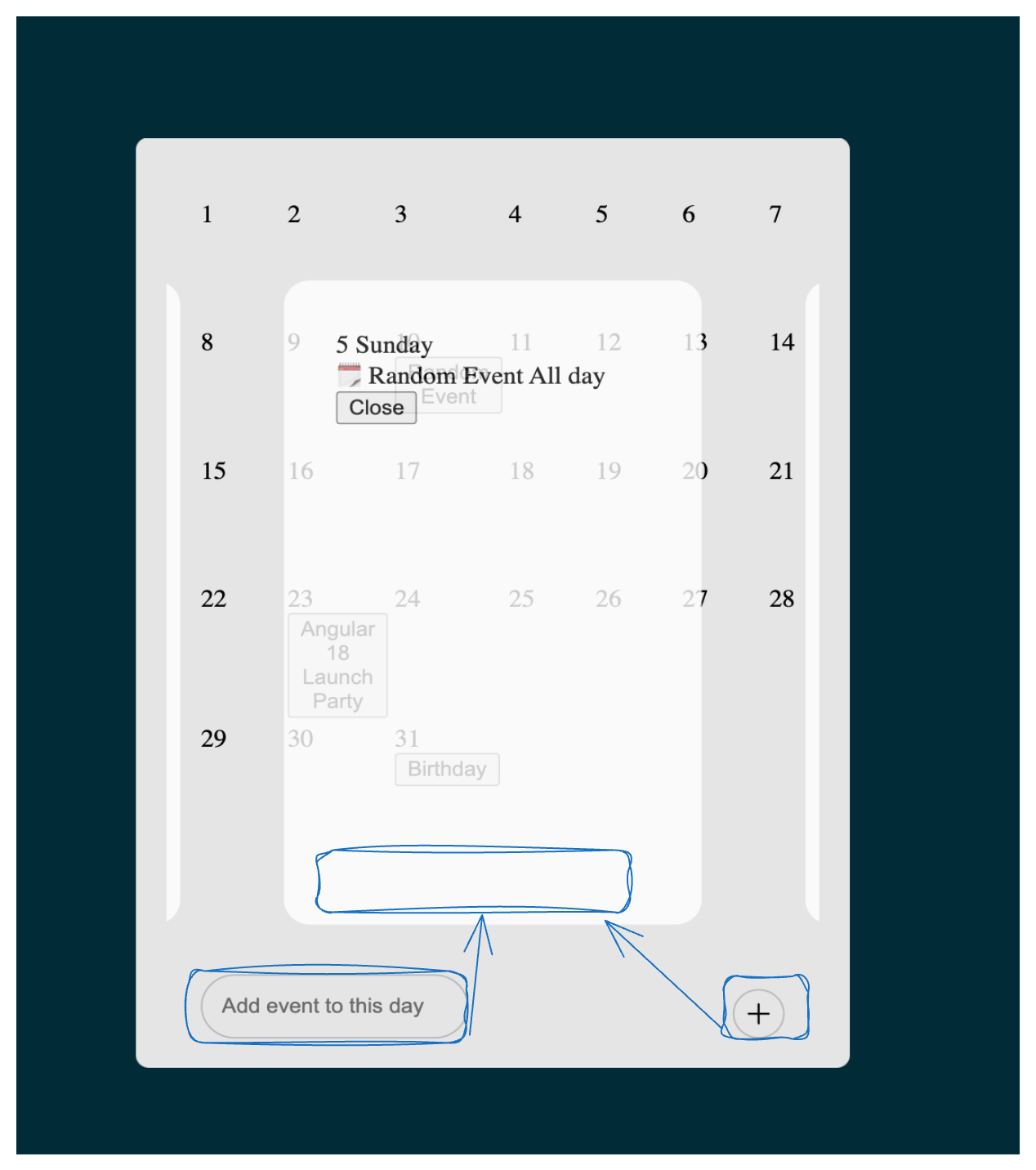 Action Footer Explaination